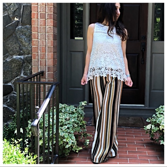 ✨LAST ONE ✨Multi striped wide leg pants - Picture 8 of 8